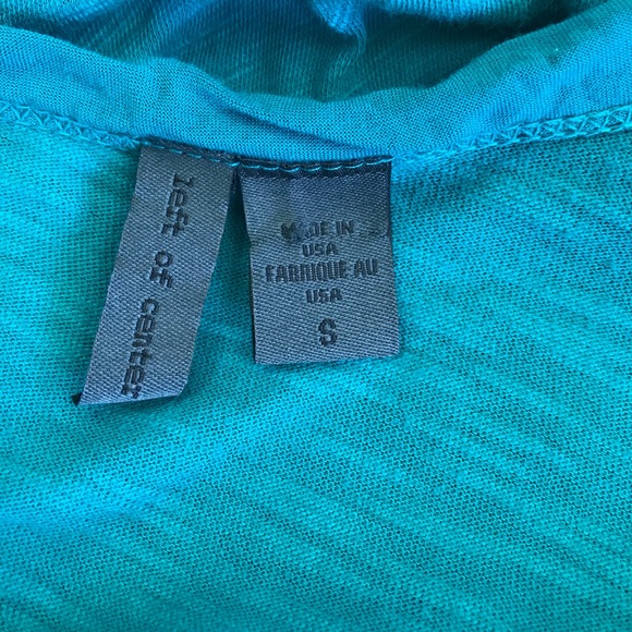 💕SALE💕Anthropologie Left of Center Blue Top - Picture 7 of 8